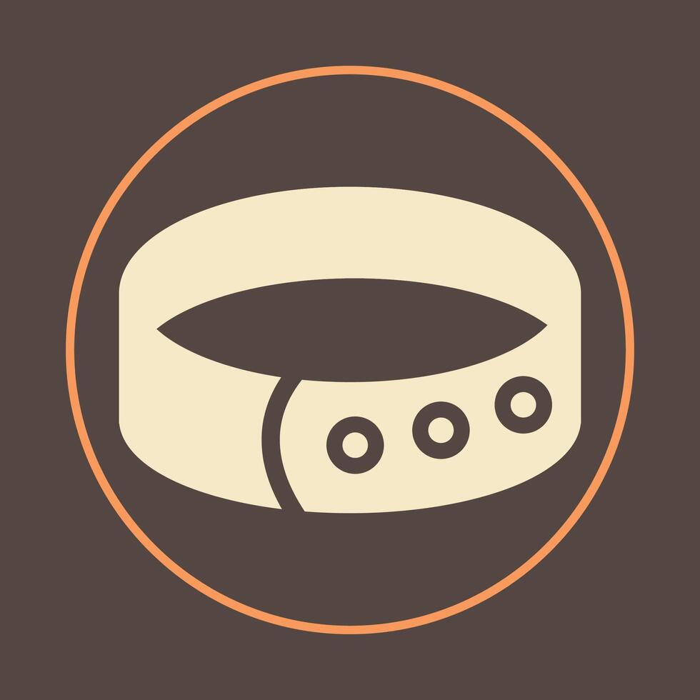 Dog Leash trendy icon respectable abstract illustration colorful artwork beautiful design vector