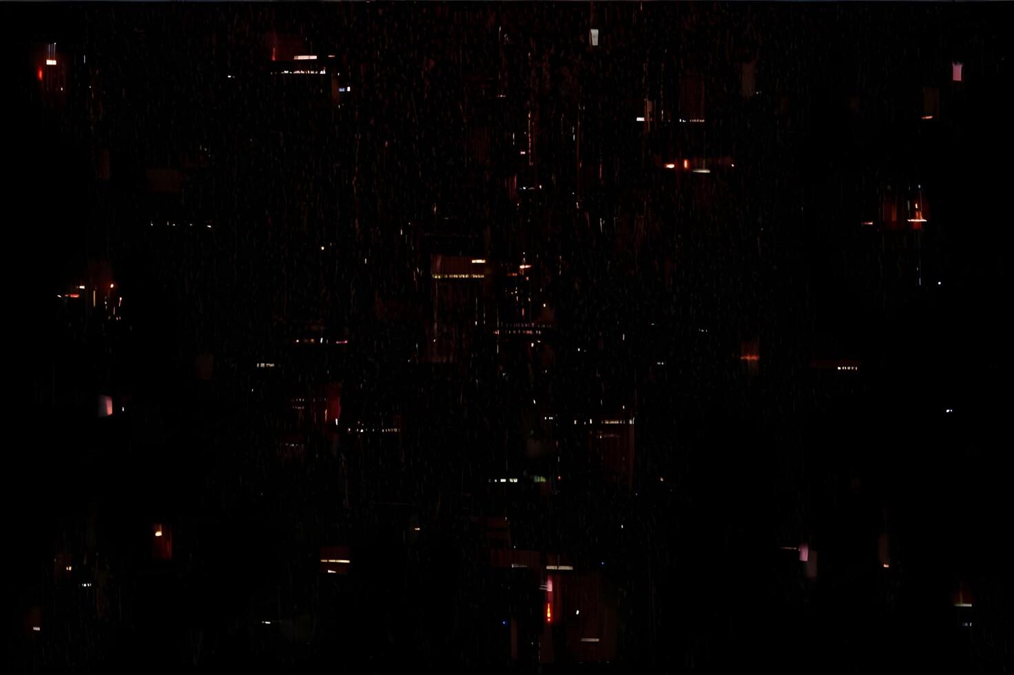 Classic VHS Glitch Overlay Texture on Black Background For Visual Effect photo