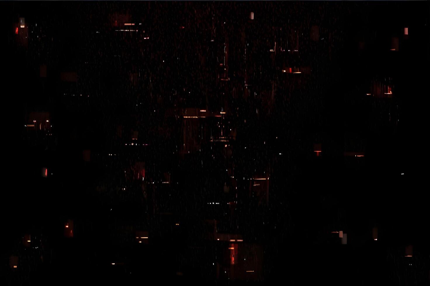 Classic VHS Glitch Overlay Texture on Black Background For Visual Effect photo