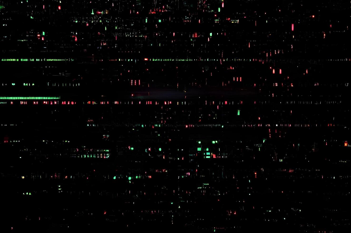Classic VHS Glitch Overlay Texture on Black Background For Visual Effect photo