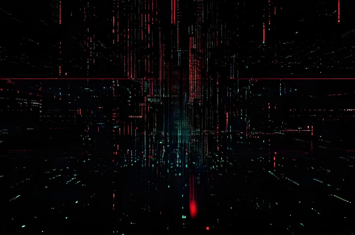 Classic VHS Glitch Overlay Texture on Black Background For Visual Effect photo