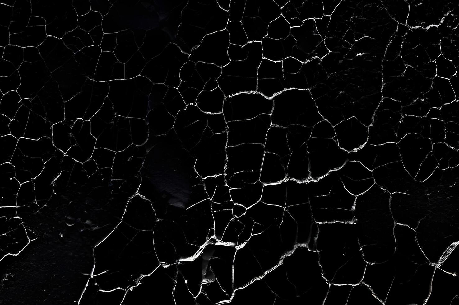 Distressed Crack Texture Overlay Image Isolated on Black Background photo