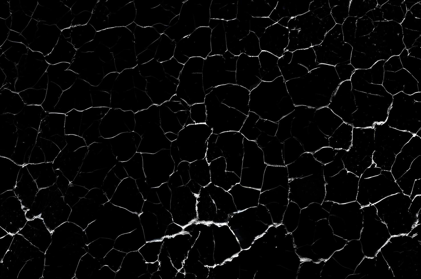 Distressed Crack Texture Overlay Image Isolated on Black Background photo