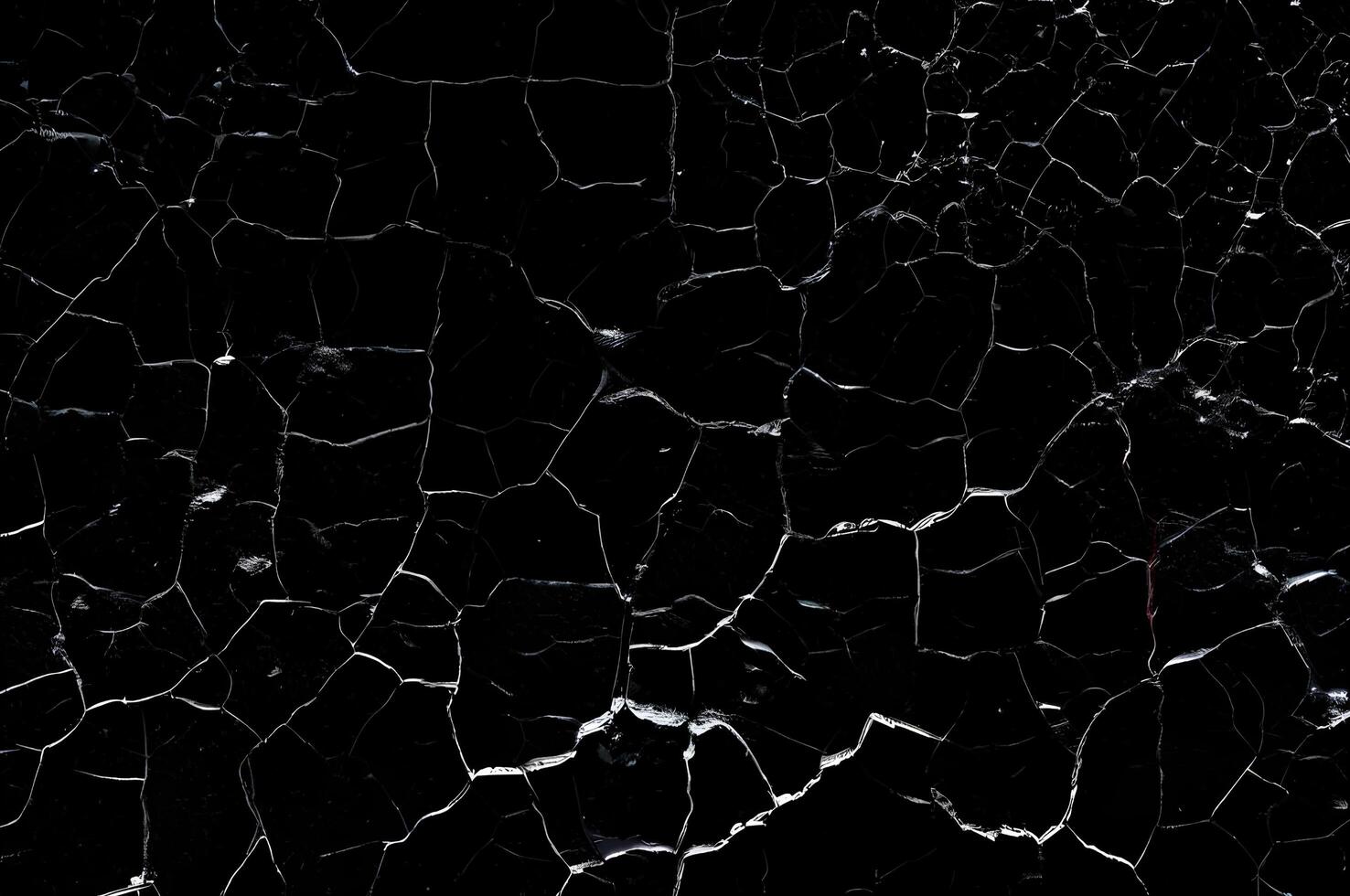 Distressed Crack Texture Overlay Image Isolated on Black Background photo