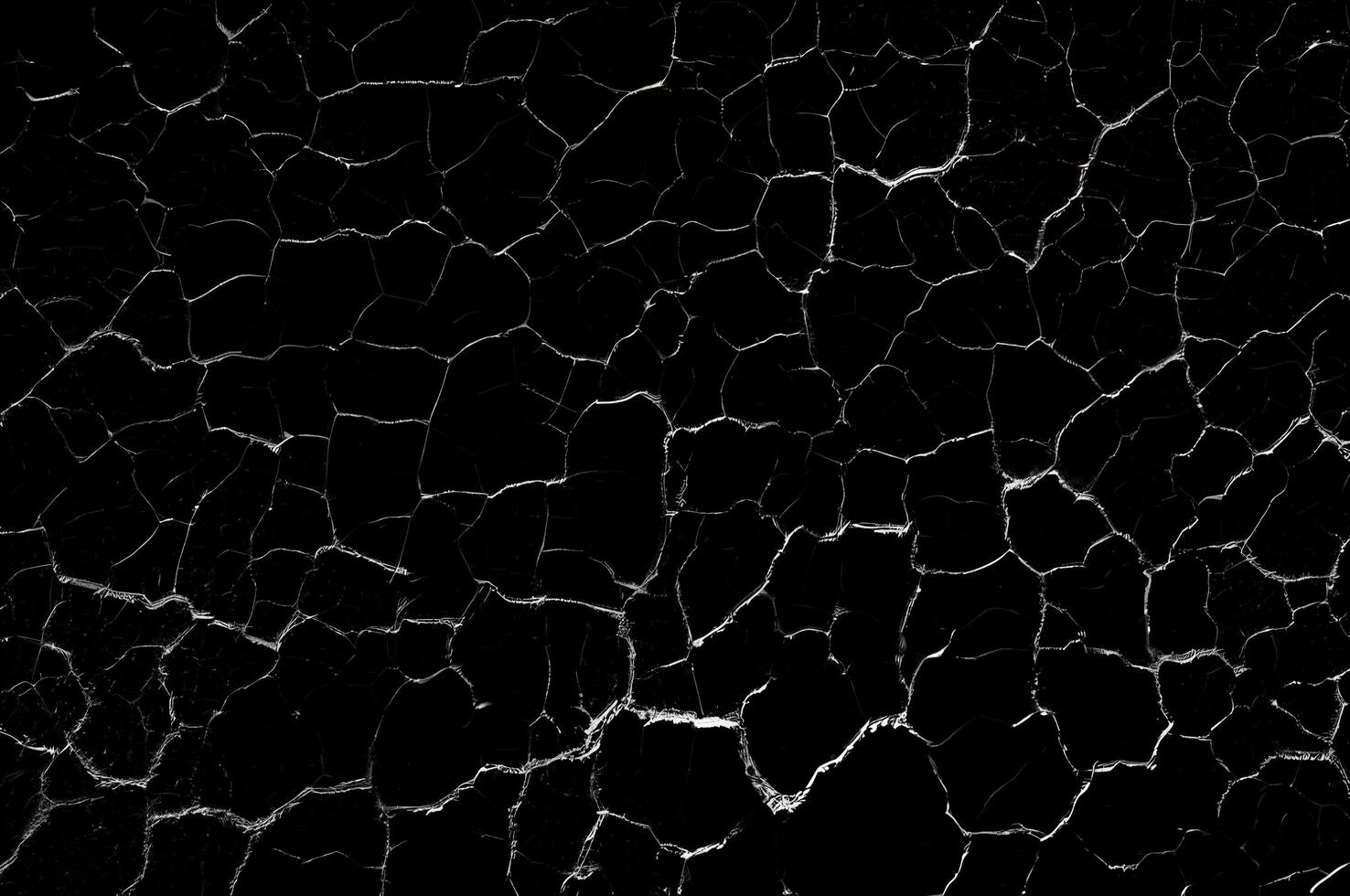 Distressed Crack Texture Overlay Image Isolated on Black Background photo
