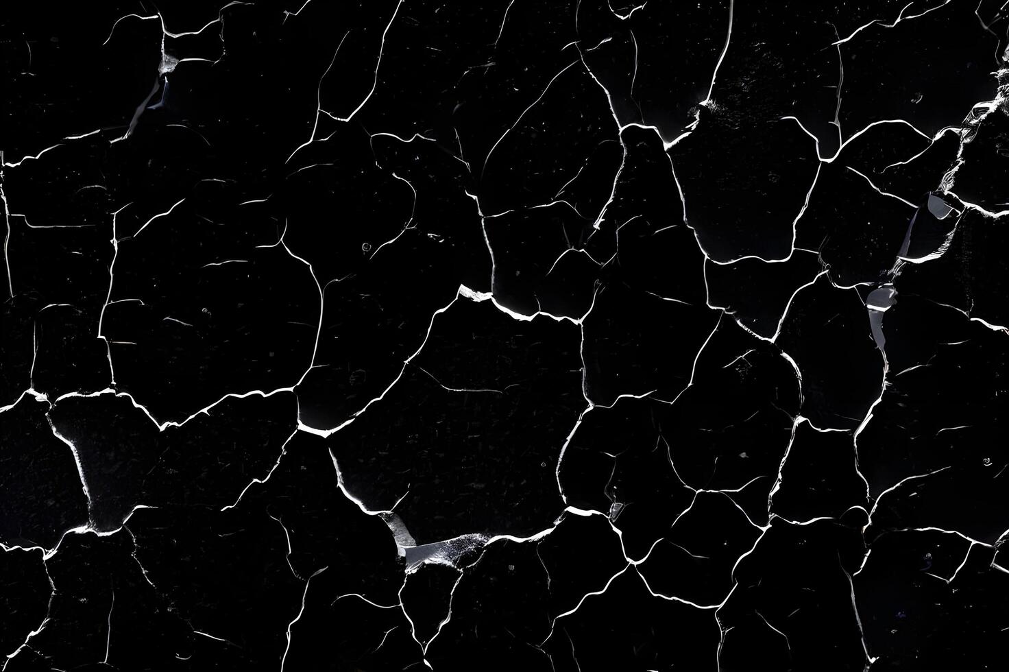Distressed Crack Texture Overlay Image Isolated on Black Background photo