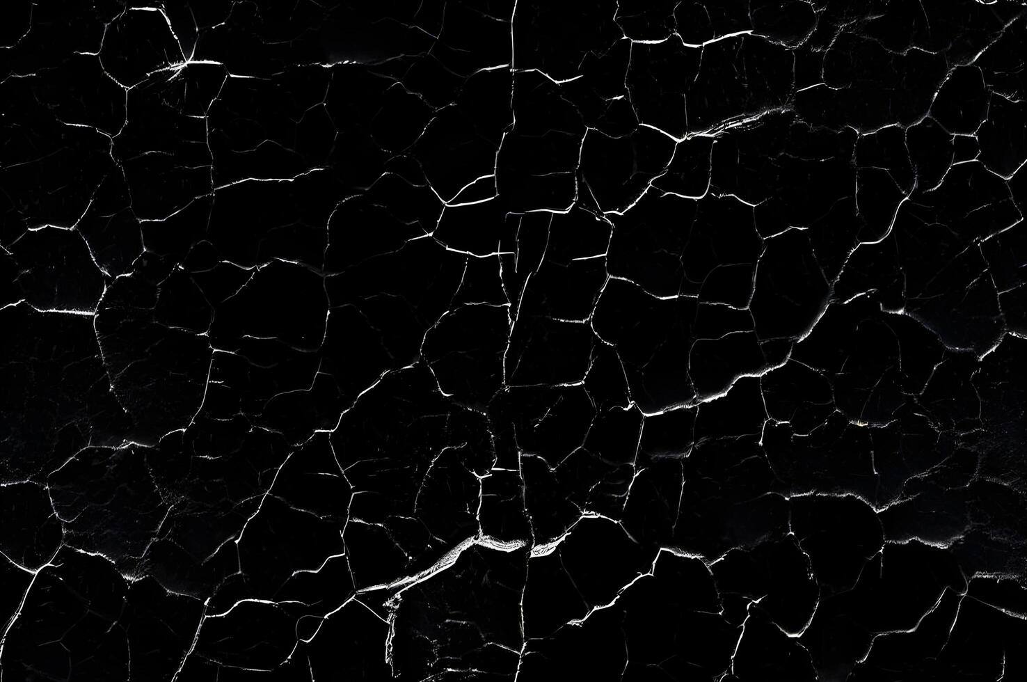 Distressed Crack Texture Overlay Image Isolated on Black Background photo