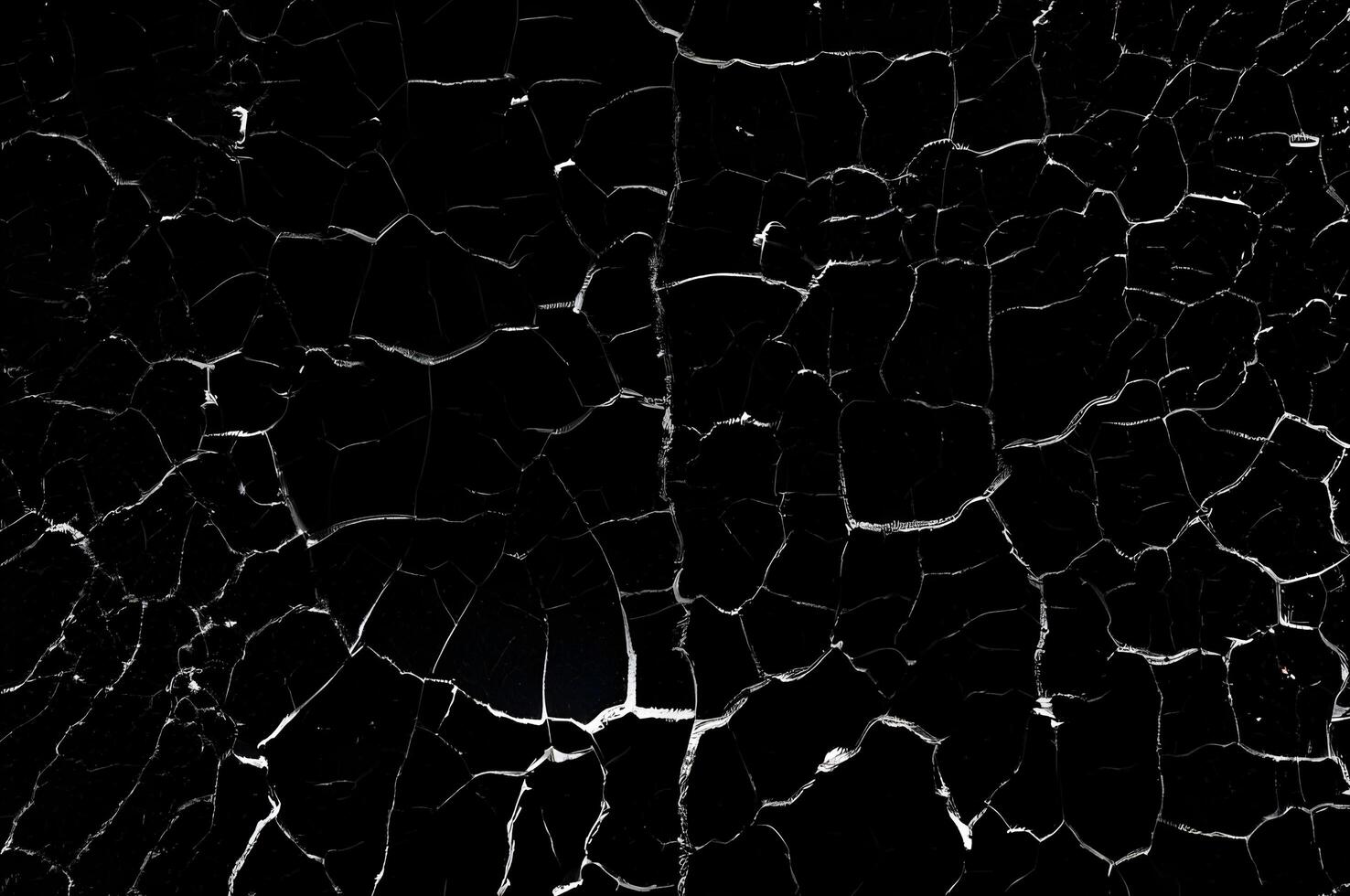 Distressed Crack Texture Overlay Image Isolated on Black Background photo