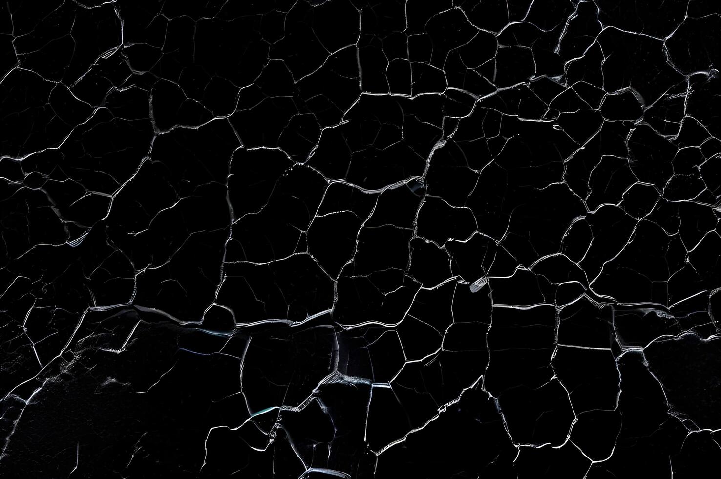 Distressed Crack Texture Overlay Image Isolated on Black Background photo