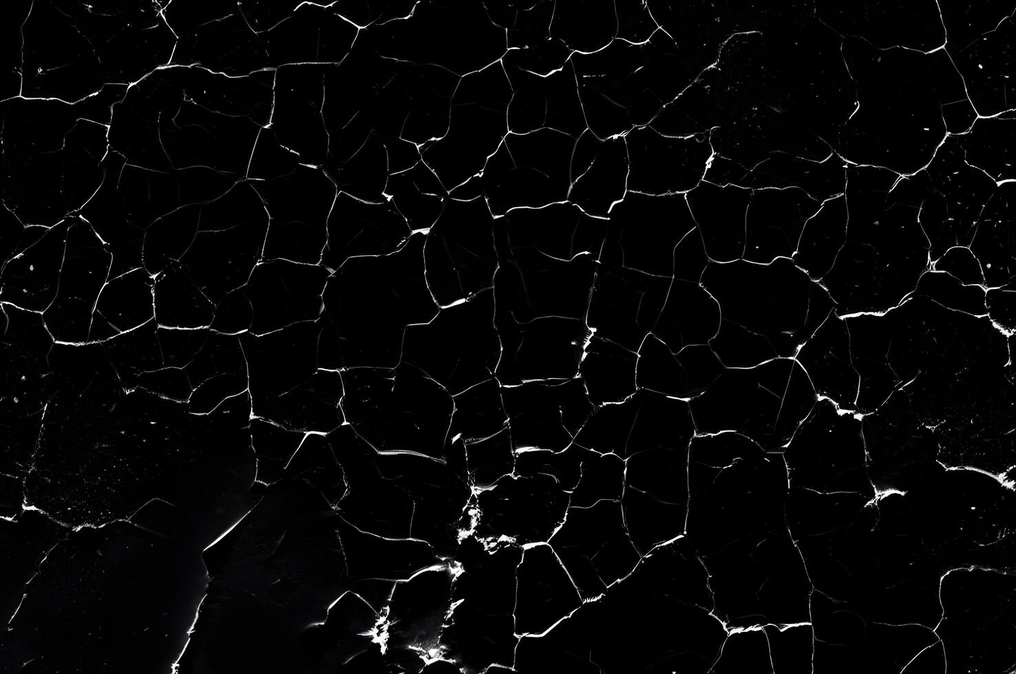 Distressed Crack Texture Overlay Image Isolated on Black Background photo