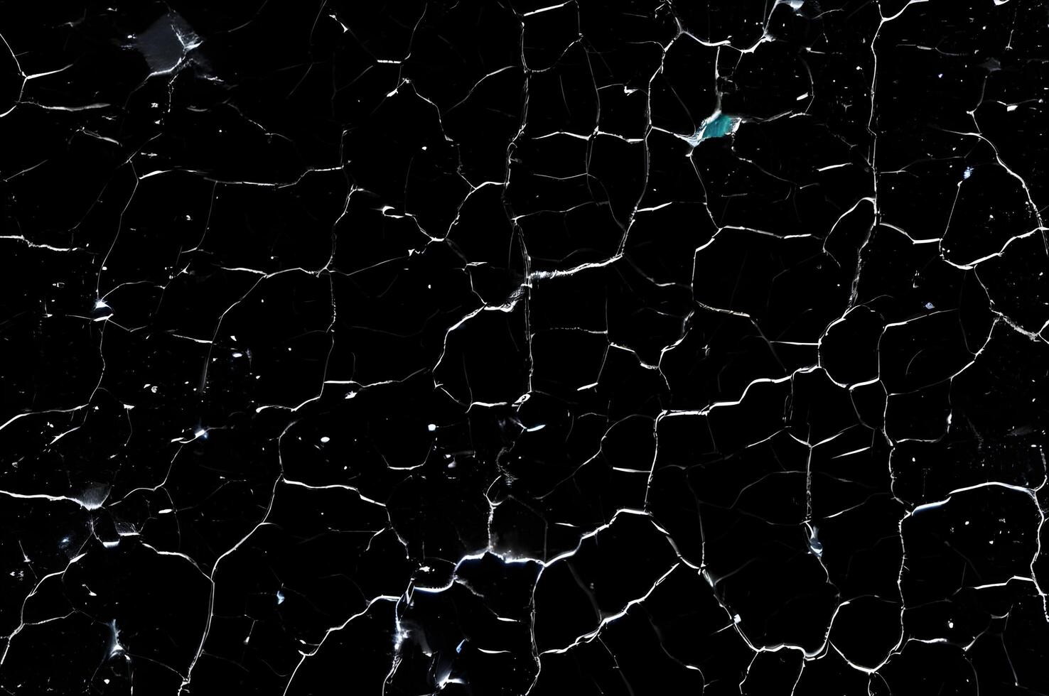 Distressed Crack Texture Overlay Image Isolated on Black Background photo