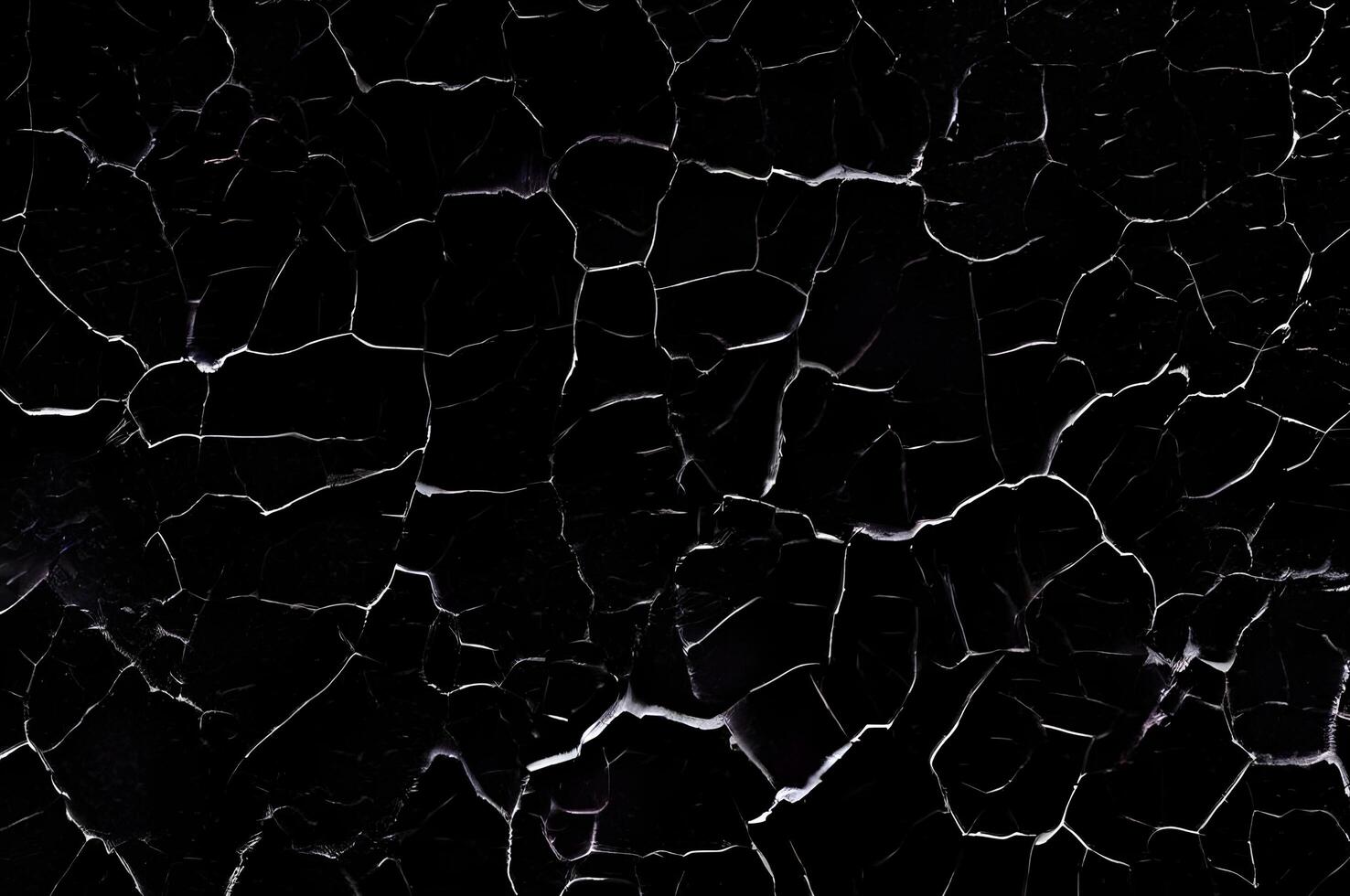 Distressed Crack Texture Overlay Image Isolated on Black Background photo