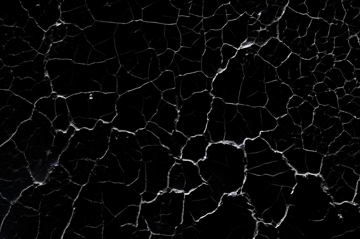 Distressed Crack Texture Overlay Image Isolated on Black Background photo