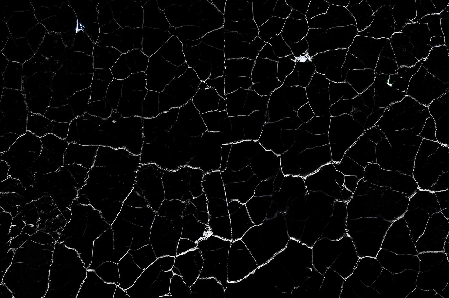 Distressed Crack Texture Overlay Image Isolated on Black Background photo