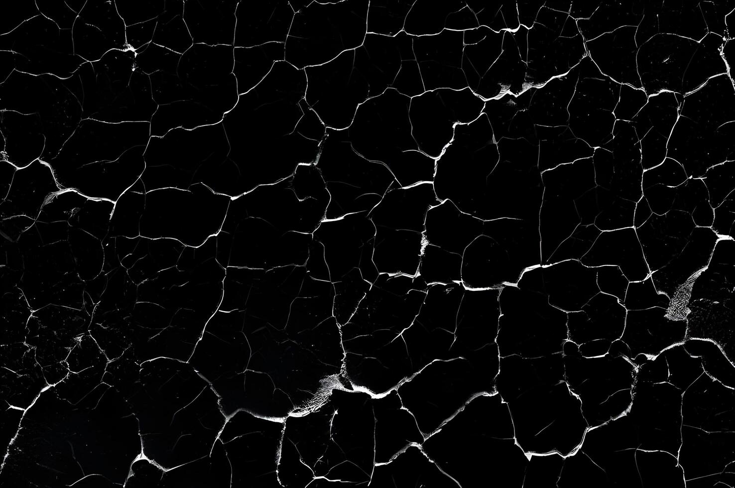 Distressed Crack Texture Overlay Image Isolated on Black Background photo