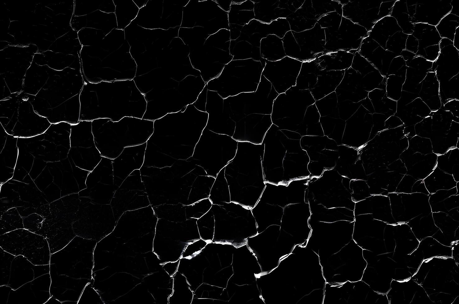 Distressed Crack Texture Overlay Image Isolated on Black Background photo