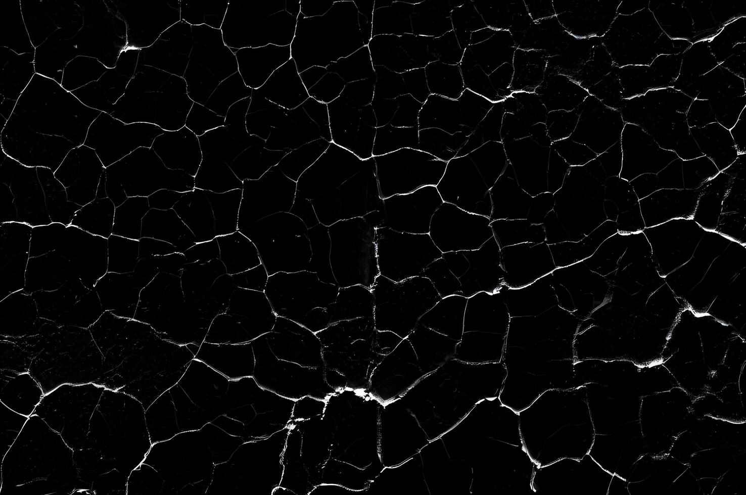Distressed Crack Texture Overlay Image Isolated on Black Background photo