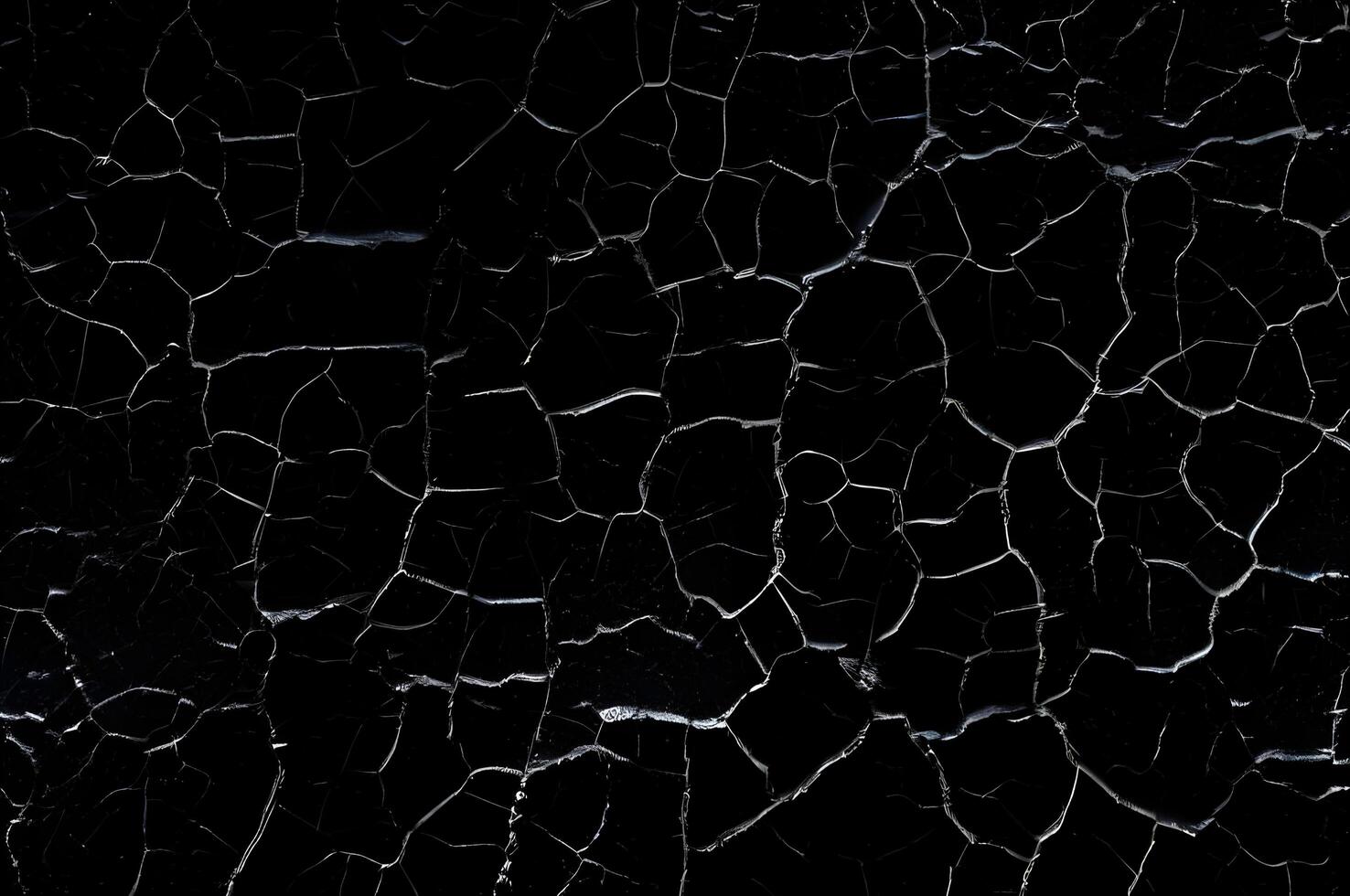 Distressed Crack Texture Overlay Image Isolated on Black Background photo