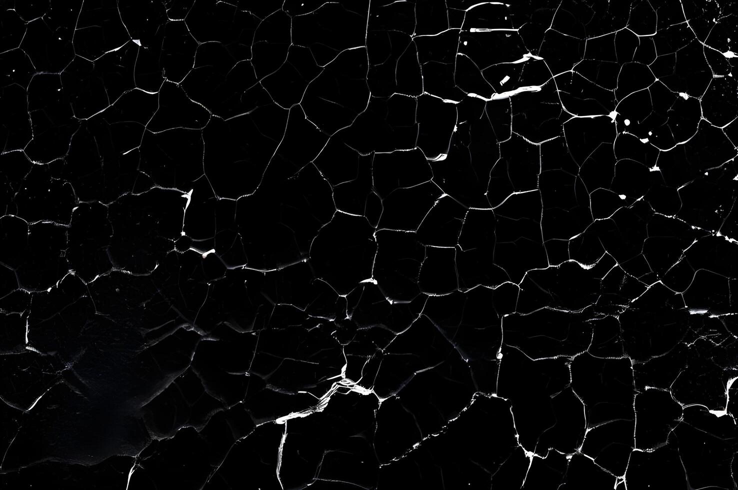 Distressed Crack Texture Overlay Image Isolated on Black Background photo