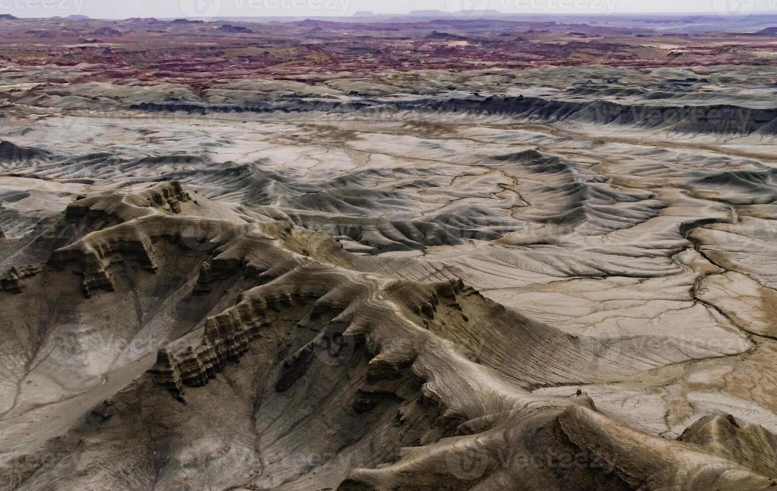 Skyline View overlook of the Blue Valley near Factory Butte, Utah, US photo