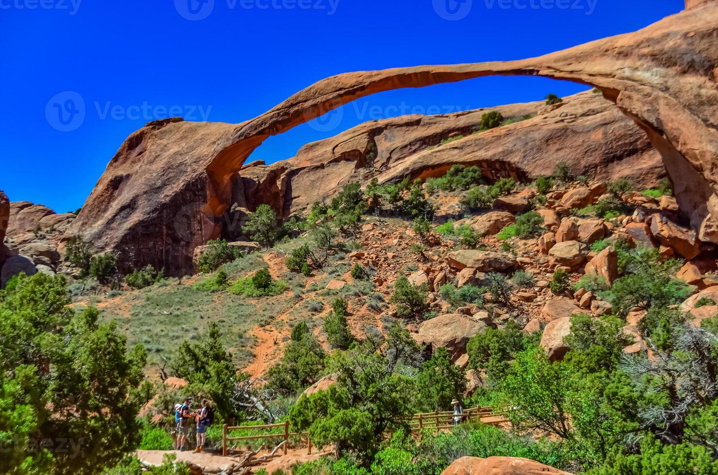 Landscape Arch is one of the major arches on the Devils Garden trail. Arches NP in Moab, Utah photo