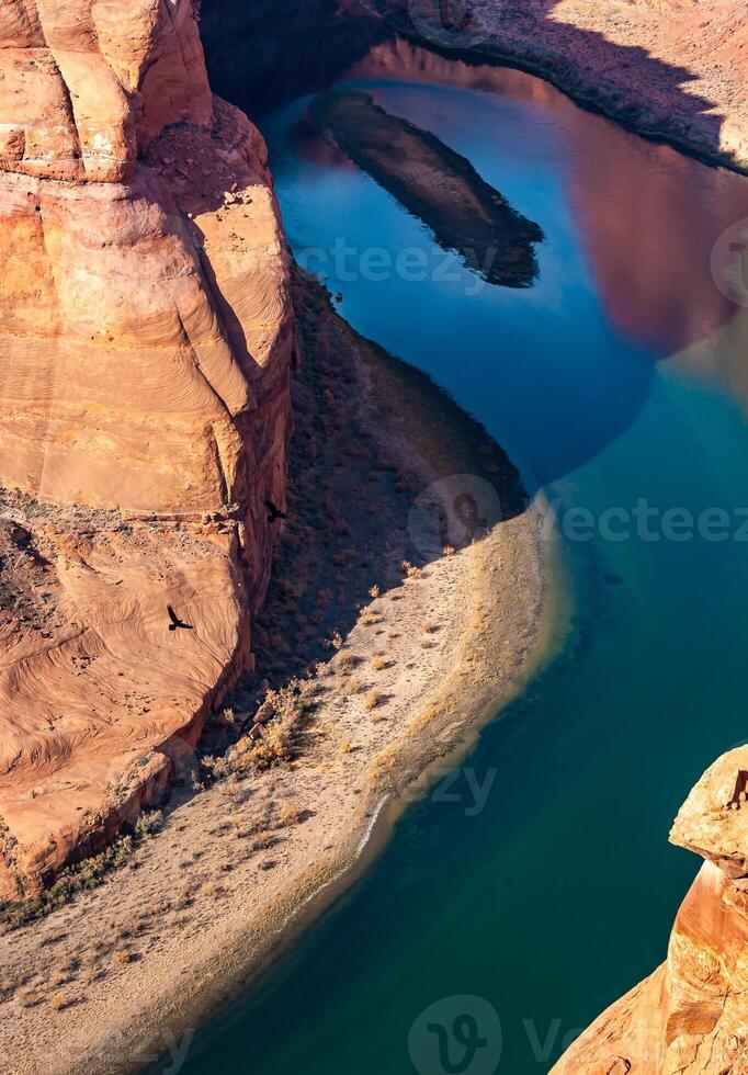 Horseshoe Bend on Colorado River in Glen Canyon, part of Grand canyon photo