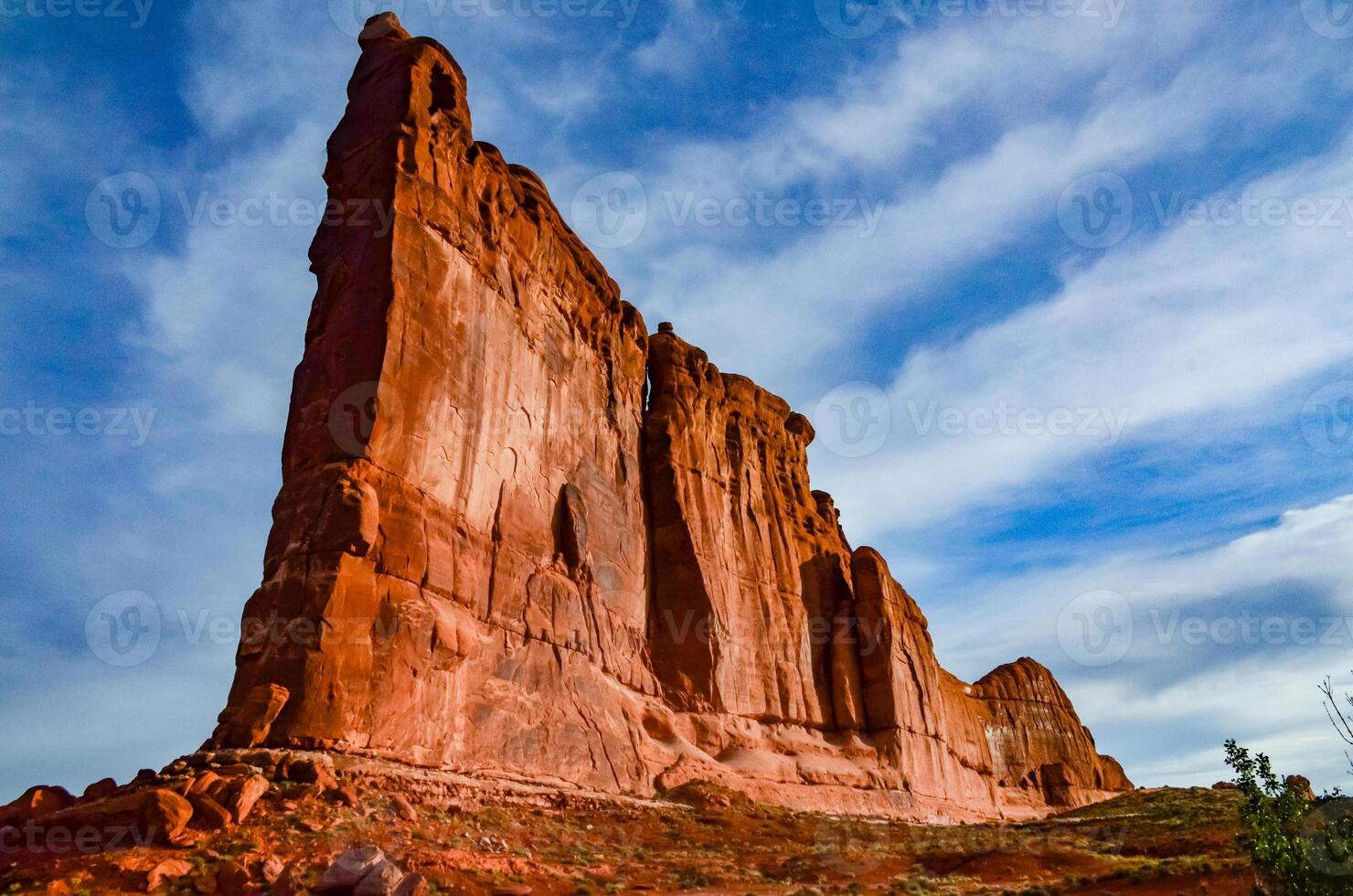Erosion red rocks. Canyonlands National Park is in Utah near Moab, US photo