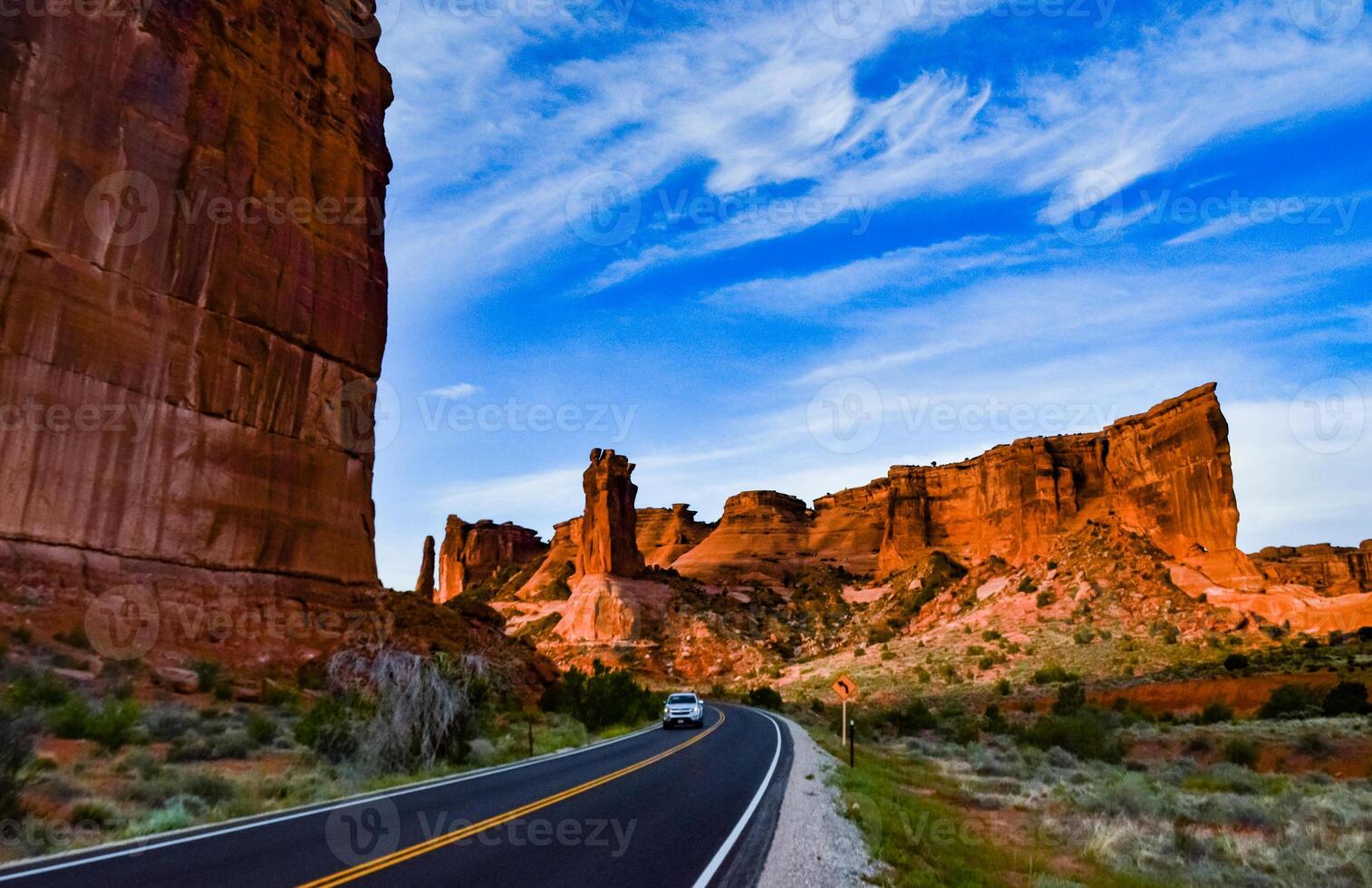 Erosion red rocks. Canyonlands National Park is in Utah near Moab, US photo