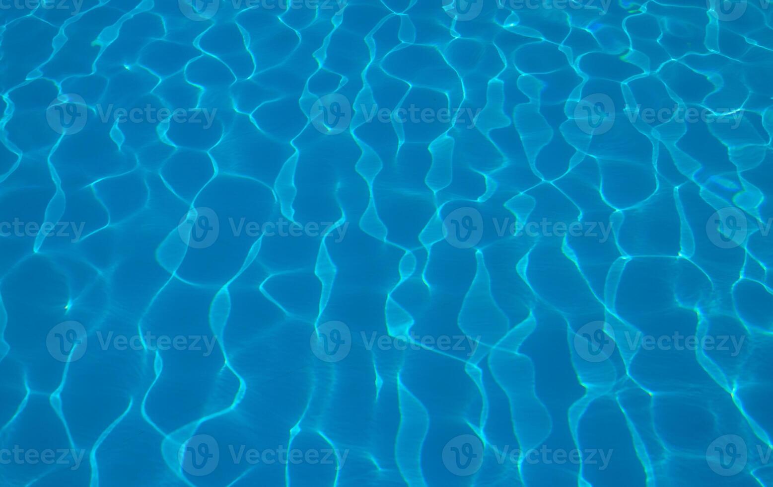 The reflection of the suns rays in the water in the pool with sea water, The glare of the sun, Egypt photo