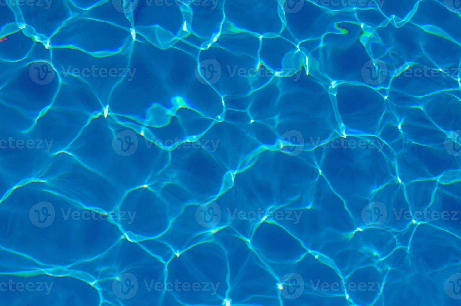 The reflection of the suns rays in the water in the pool with sea water, The glare of the sun, Egypt photo