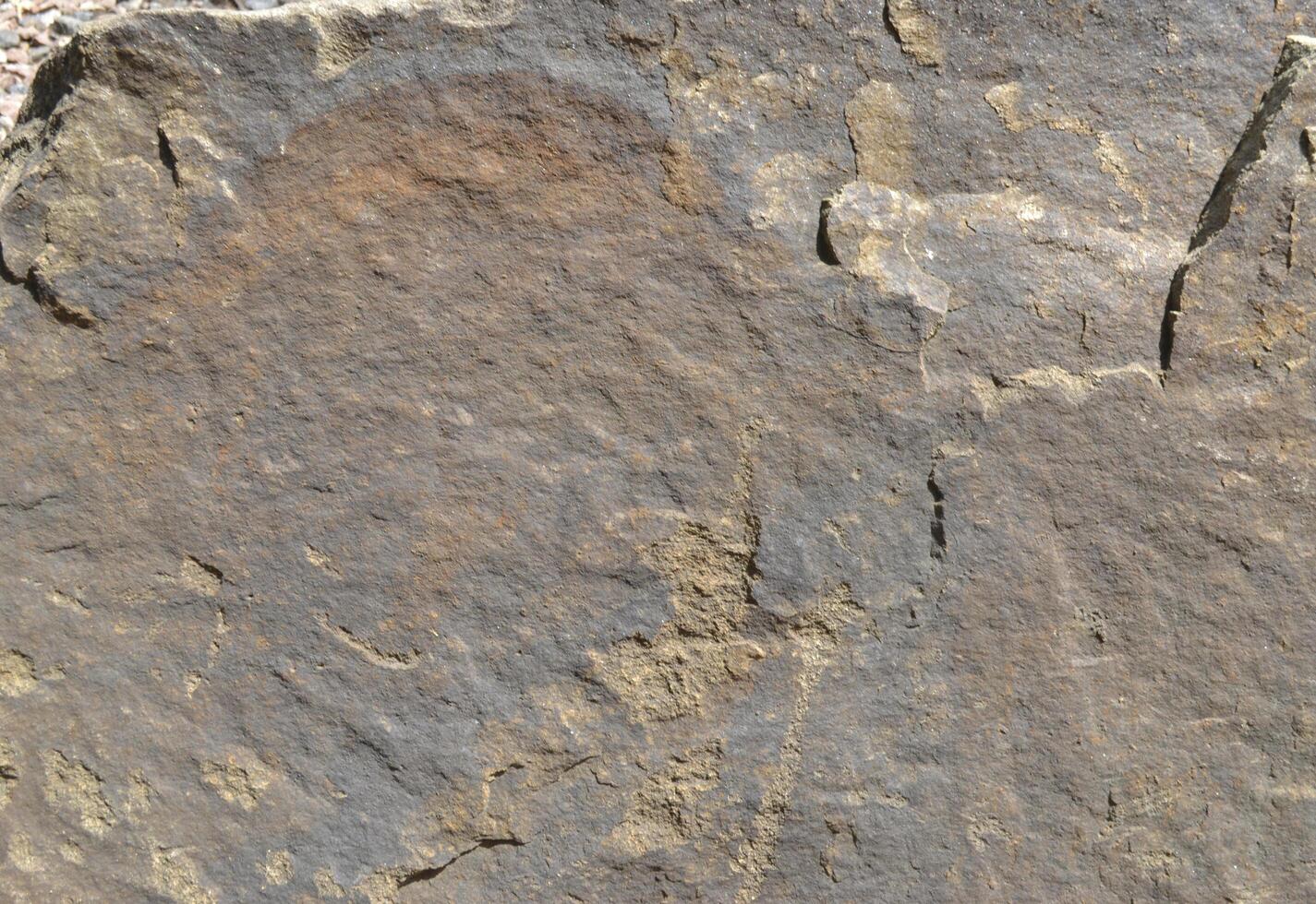 Abstract Natural Rock Stone Granite Grunge Rusty Metal Texture Design Background Natural Color Stone Material Granite Design Wallpaper. Close-up Detail of Natural Stone photo