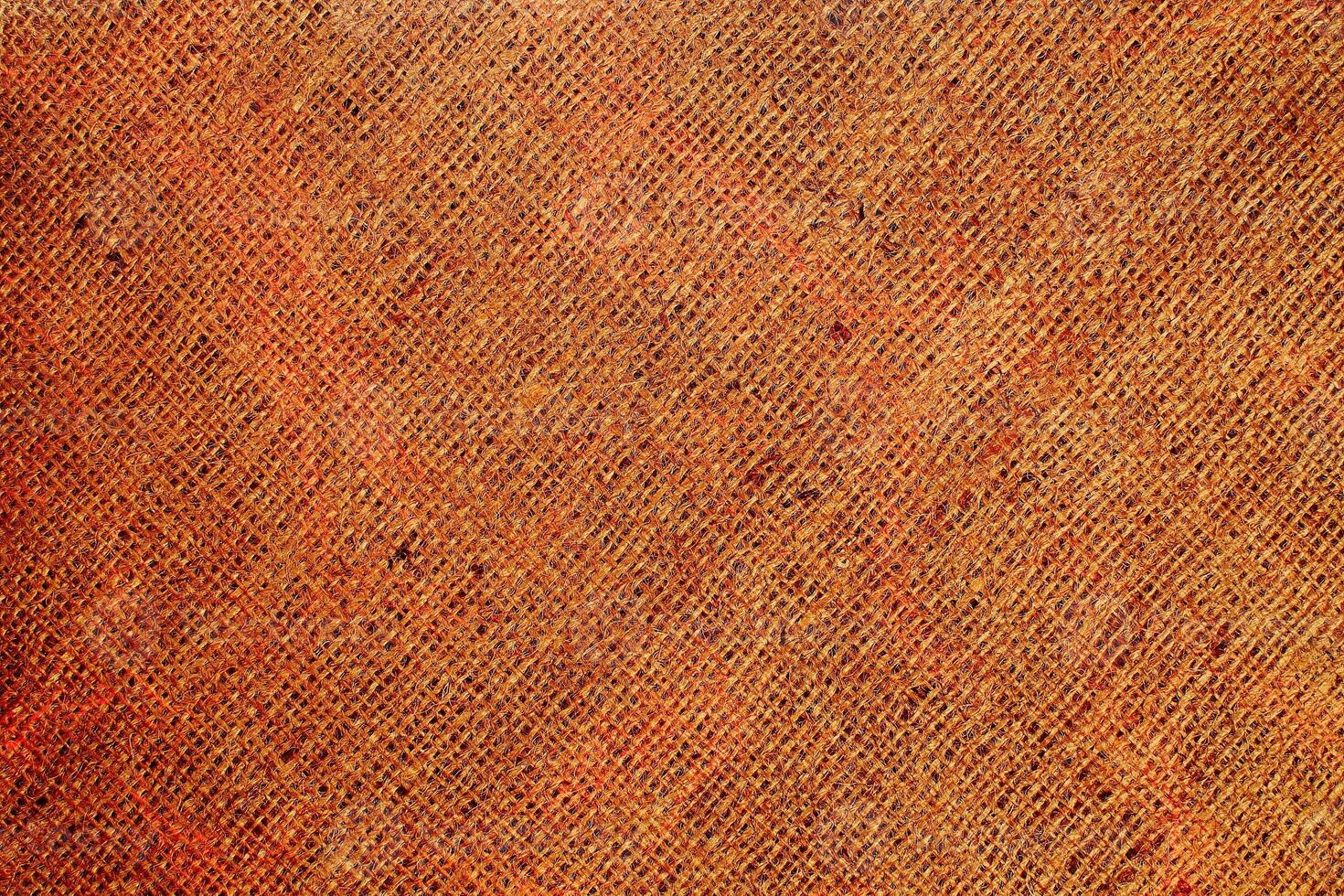 Natural Linen Material Textile Canvas Fabric Texture Background Close-up Detail of Fabric Natural Color Hemp Material Pattern Design Wallpaper. Can be Used as Background or For Graphic Design photo