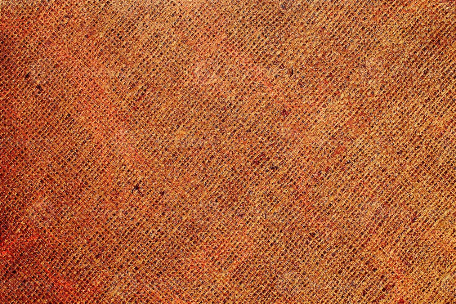 Natural Linen Material Textile Canvas Fabric Texture Background Close-up Detail of Fabric Natural Color Hemp Material Pattern Design Wallpaper. Can be Used as Background or For Graphic Design photo
