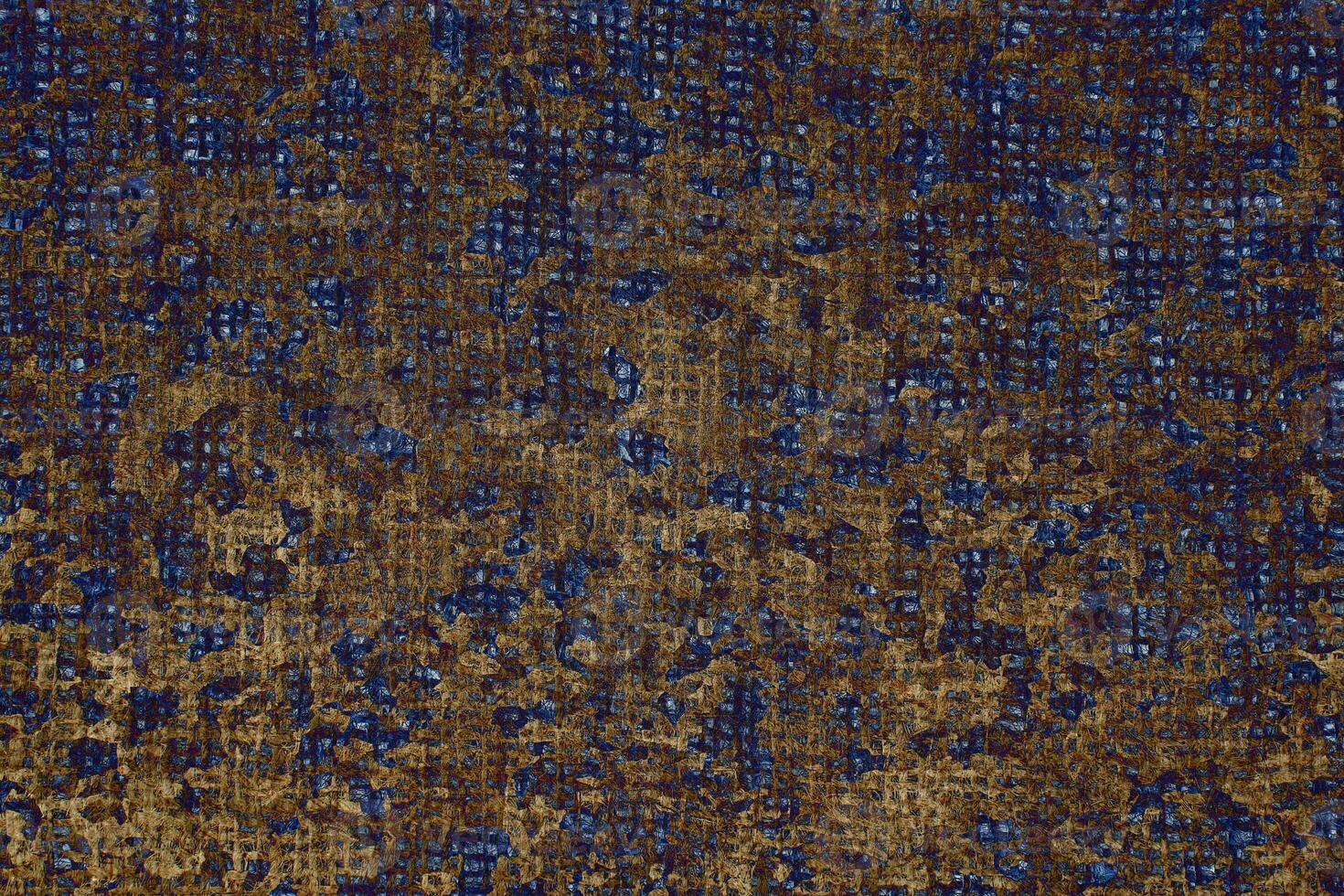 Natural Linen Material Textile Canvas Fabric Texture Background Close-up Detail of Fabric Natural Color Hemp Material Pattern Design Wallpaper. Can be Used as Background or For Graphic Design photo