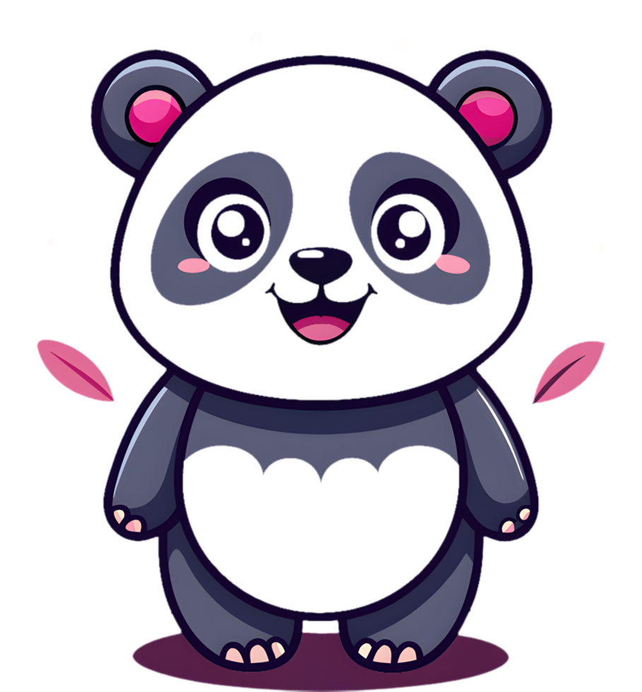 Adorable Panda Graphics for Creative Designs. . png
