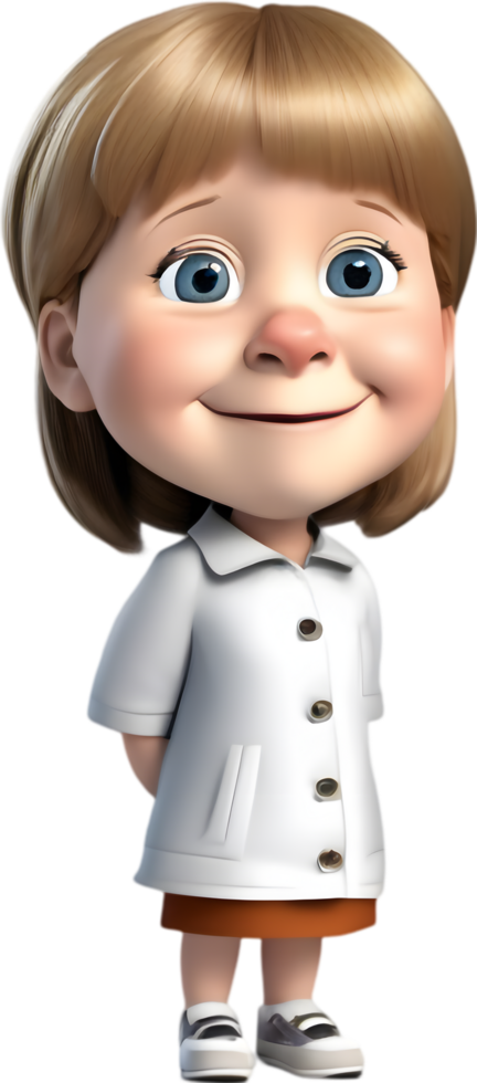 Whimsical German Girl Art for Crafts. . png
