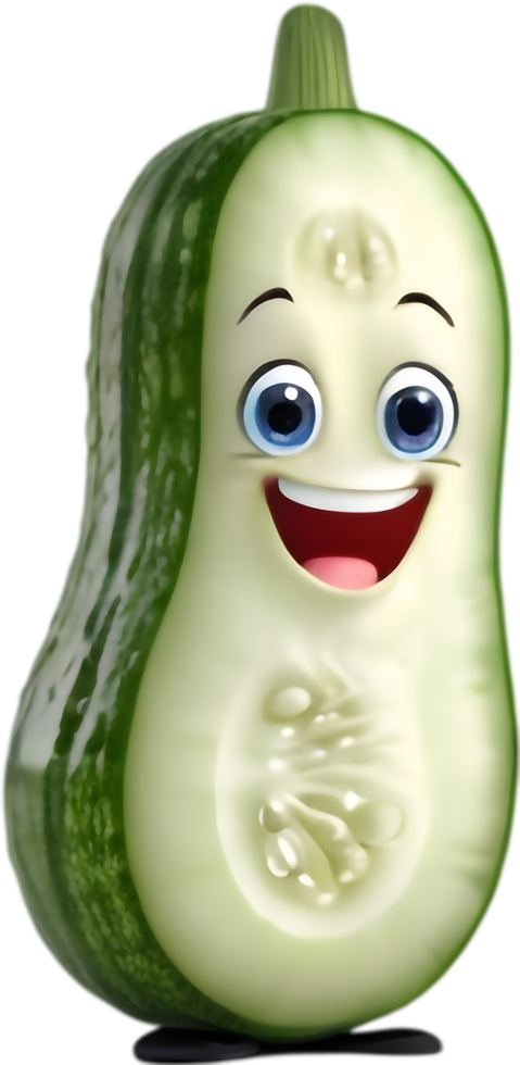 Charming Cucumber Clipart for DIY Crafts. . png