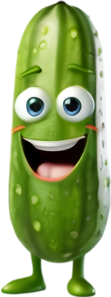 Cheerful Cucumber Design for Cooking Blogs. . png