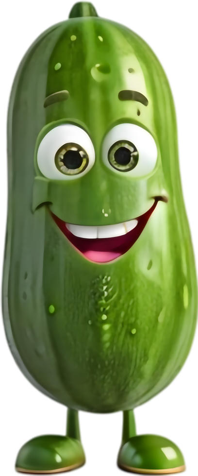 Delightful Cucumber Clipart for Crafting Fun. . png