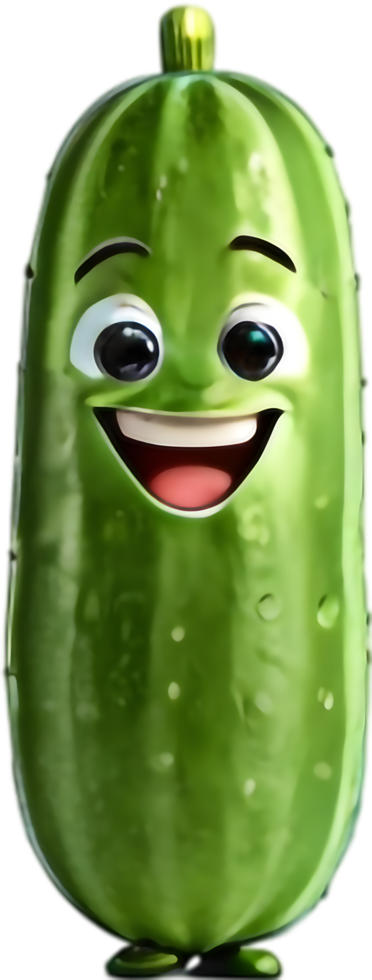Fun Cucumber Clipart for Summer Themes. . png