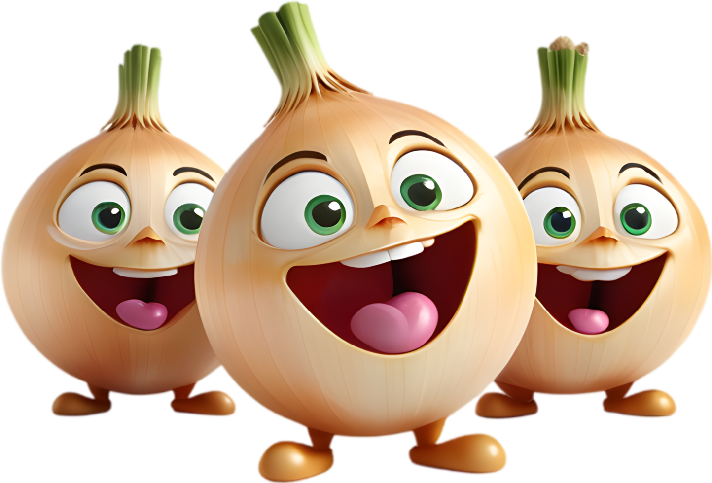 Charming Onion Cartoon Clipart Ideal for Cooking Magazines . . png