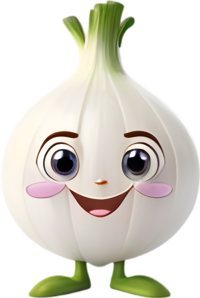 Cute Onion Cartoon Clipart Perfect for Cooking Utensils . . png
