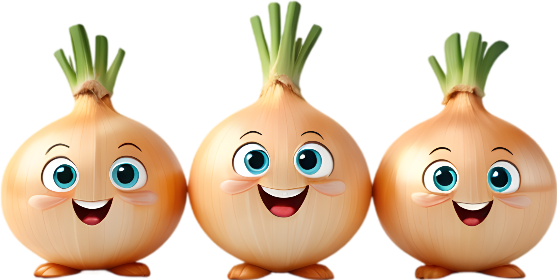 Whimsical Onion Cartoon Clipart Great for Culinary Gifts . . png