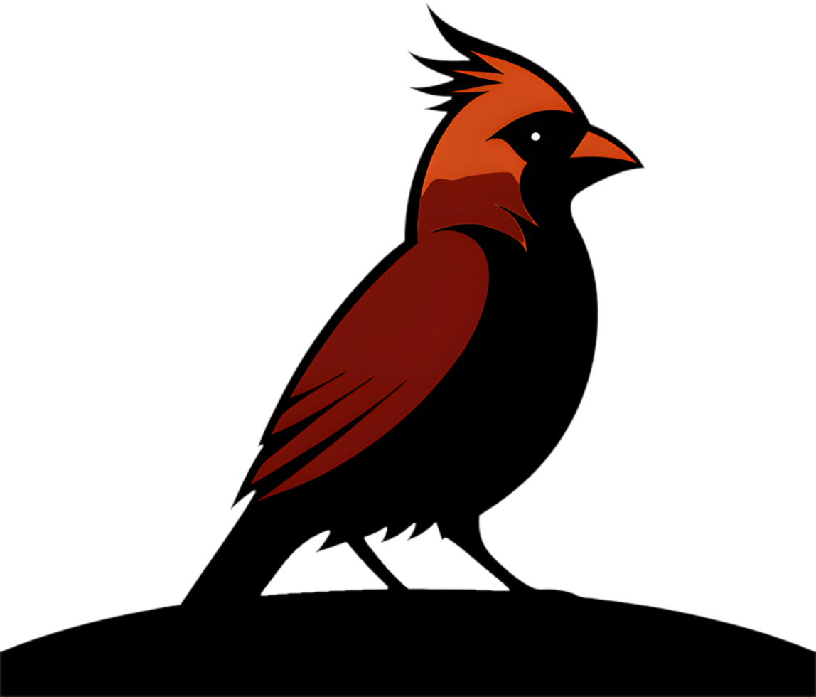 Vibrant Cardinal Bird Artwork for Prints. . png
