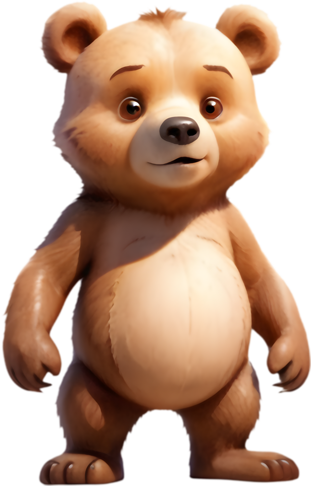 Kawaii Bear Clipart for Digital Downloads. . png