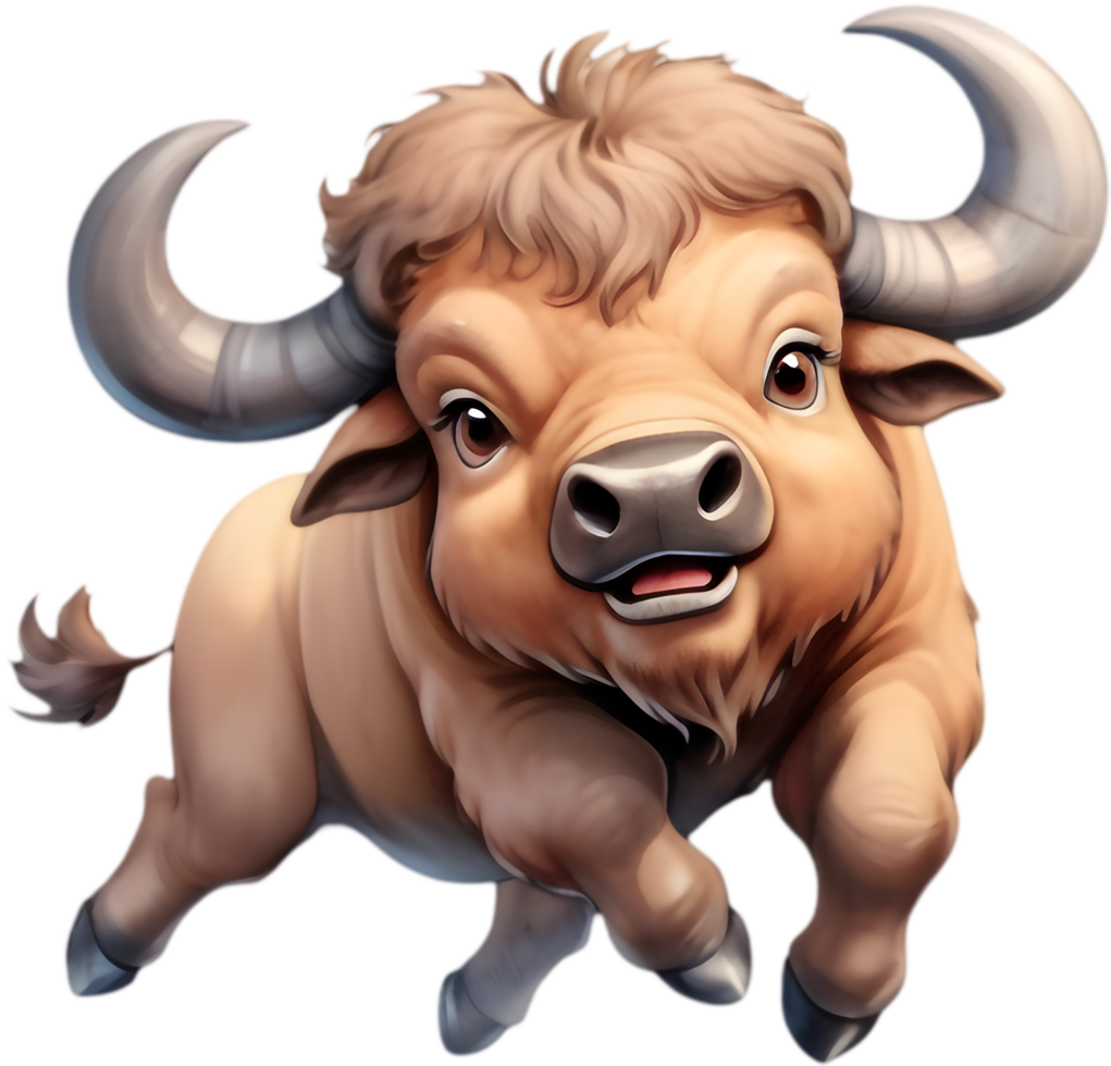 Unique Buffalo Clipart for Blog Graphics. . png