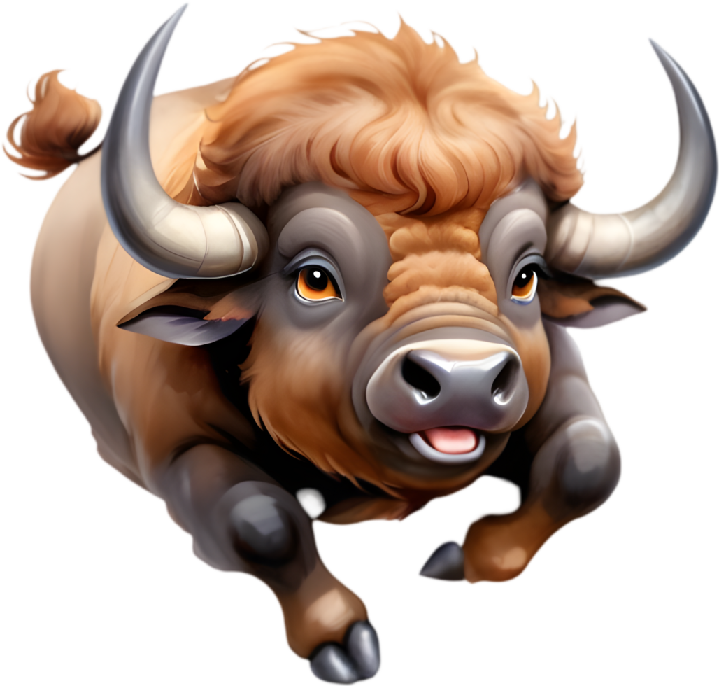 Cartoon Buffalo Images for Printables and More. . png