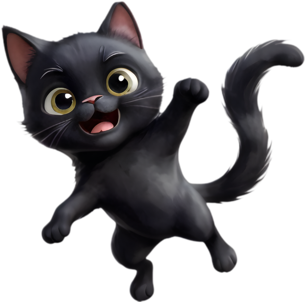 Charming Cartoon Cat Graphics for Ads. . png