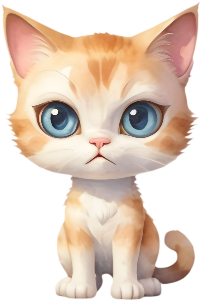 Cartoon Cat Images for Digital Projects. . png