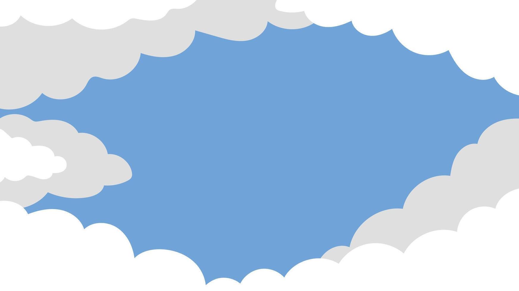 Cloud and Sky Background. vector